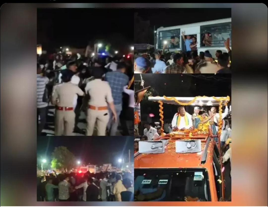 જામનગર લોકસભા બેઠકના ભાજપના ઉમેદવાર પૂનમ માડમની રેલીમાં વિરોધ પ્રદર્શન કરતા રાજપૂત સમાજના યુવકોની અટકાયત